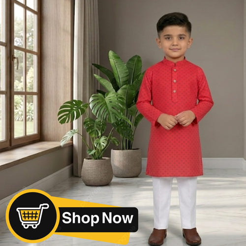 Baby Boys Shalwar Kurta Set | Pakistani Ethnic Wear for Kids & Toddlers