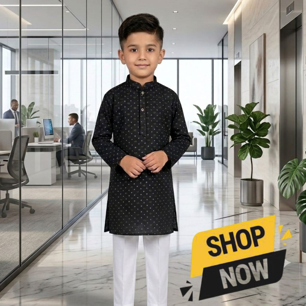 Baby Boys Shalwar Kurta Set | Pakistani Ethnic Wear for Kids & Toddlers