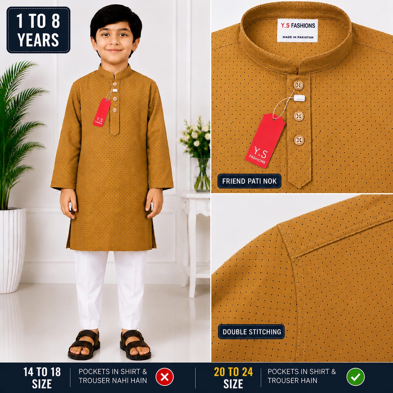Pakistani Kids Kurta Pajama